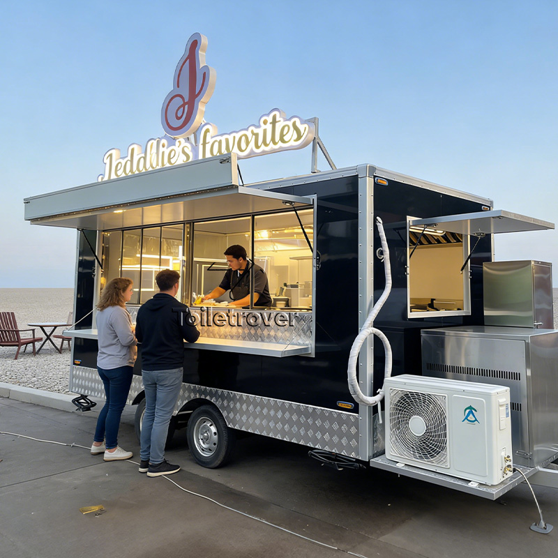 Food Sweet Snacks - Food Truck Commerciale Personalizzabile per Esterni,