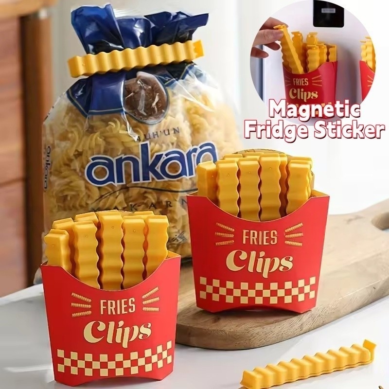 Food Snacks Gifts - Set di 12 Clip Sigillanti Antiumidità