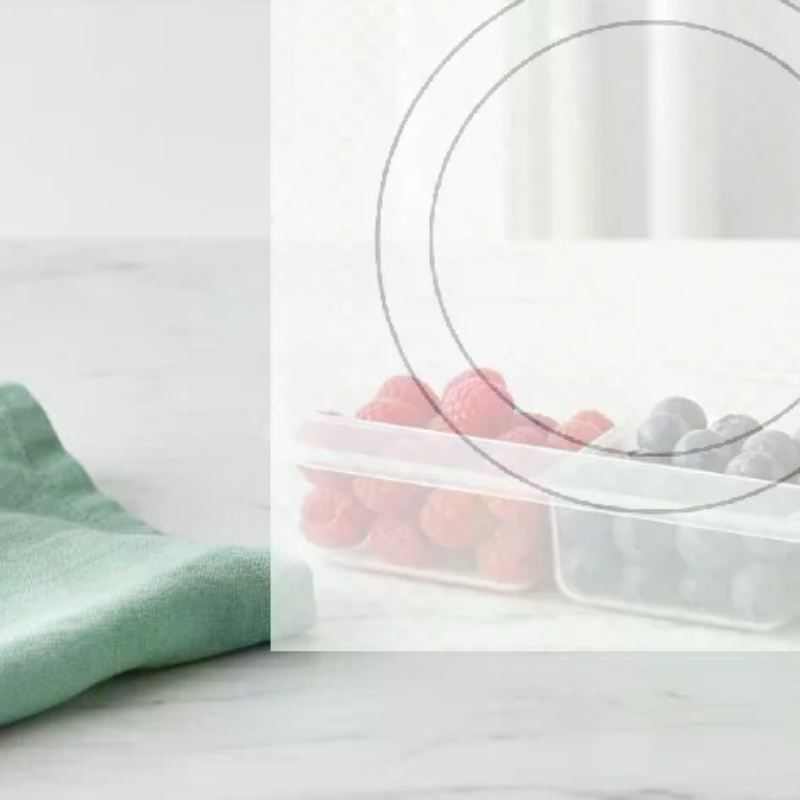 Food Snacks With Iron - Organizzatore Impilabile per Frigorifero e Congelatore,