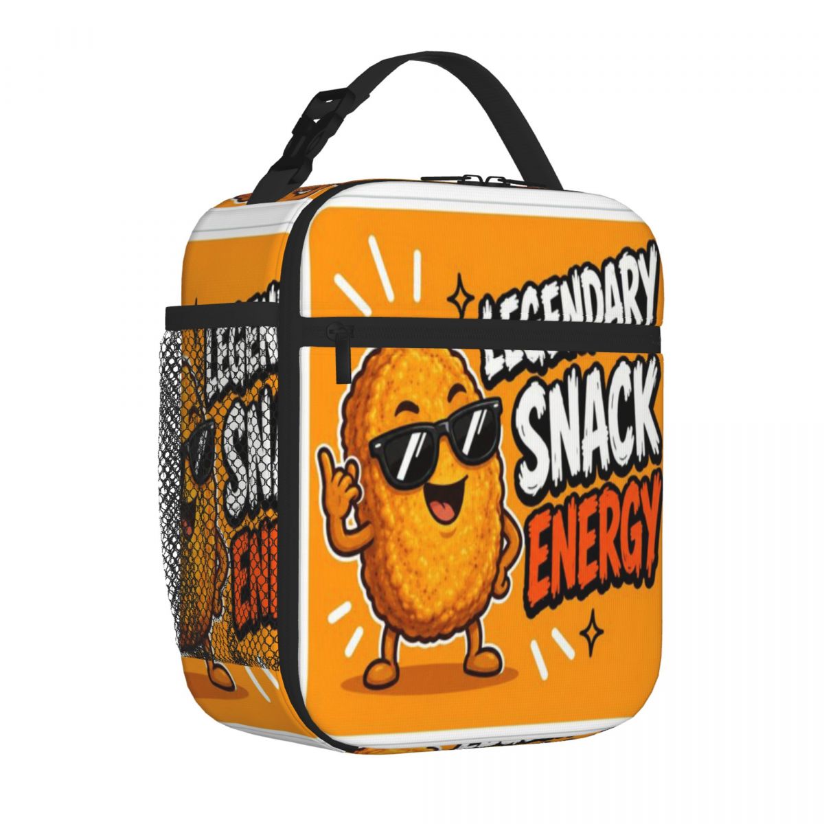 Food Energy Snacks - Borsa Termica Grande per Pranzo, Nuova