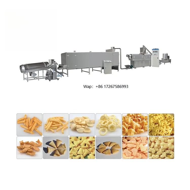 Food Snacks Making Machine - Linea di produzione soffiata di farina