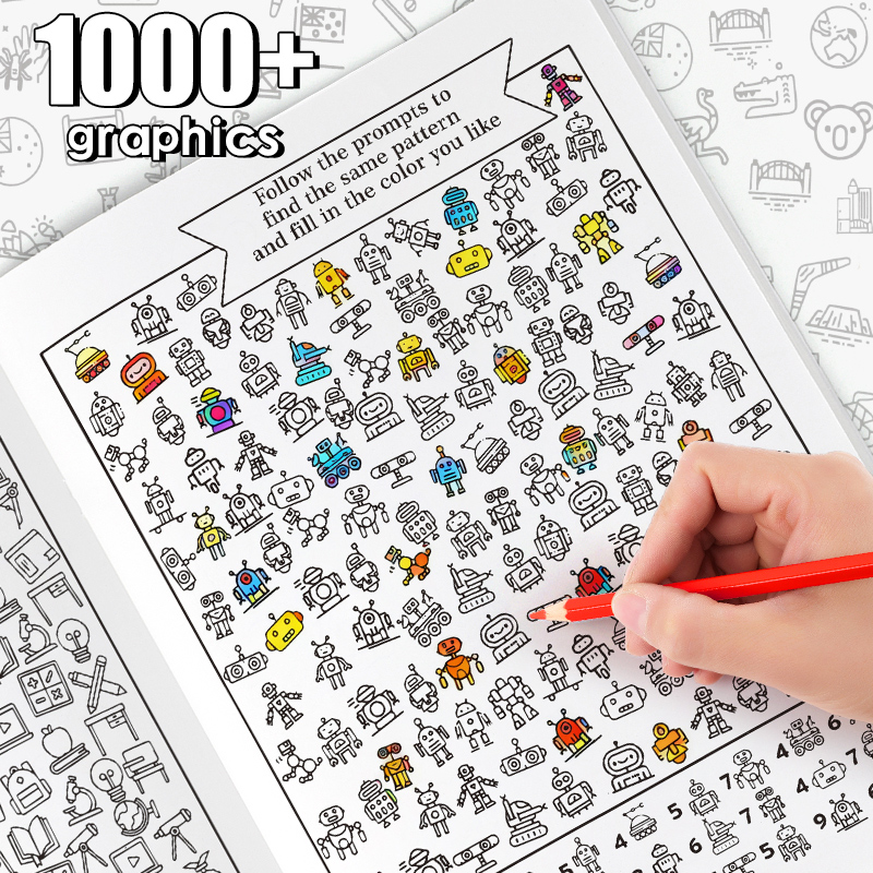 Food Snacks Coloring Book - Libro interattivo con motivi nascosti |
