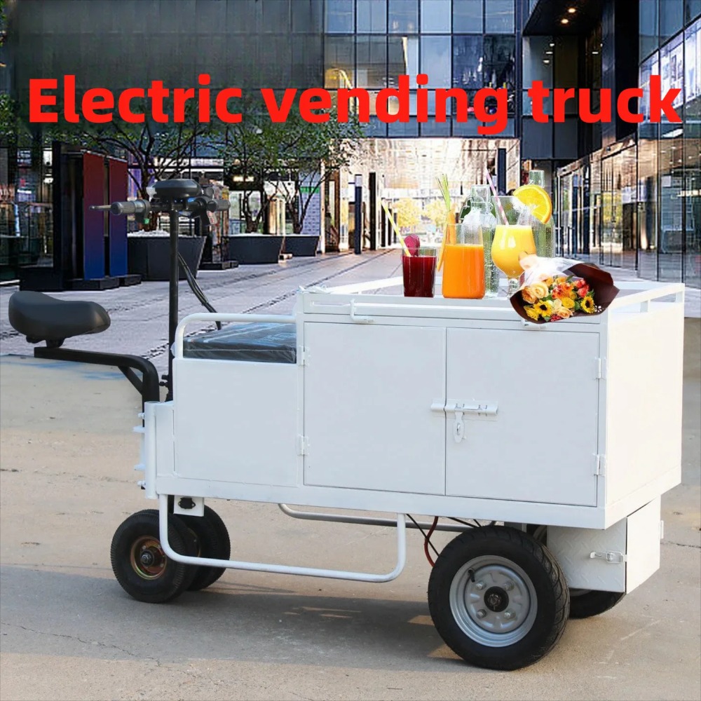Food Sweet Snacks - Carrello Elettrico Multifunzionale a 3 Ruote