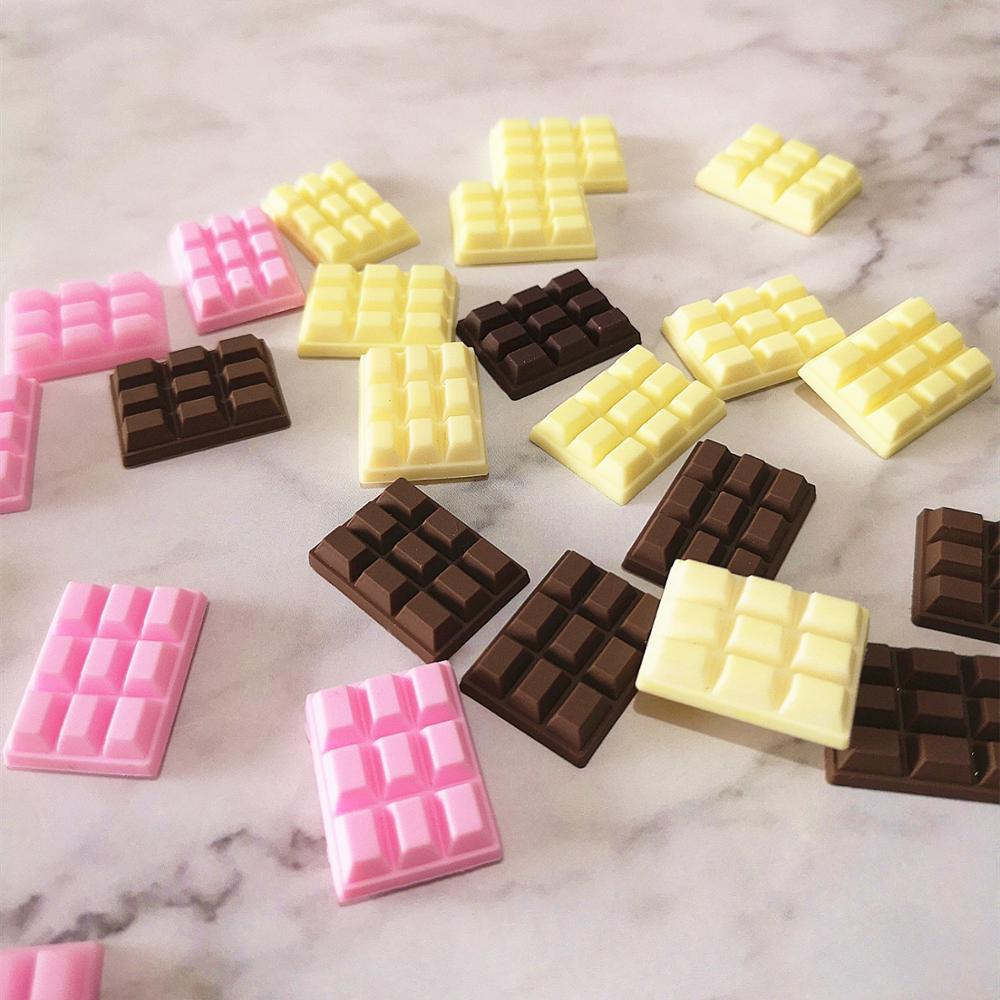Food Sweet Snacks - 10 pz 23*16mm Mix cioccolato polimero