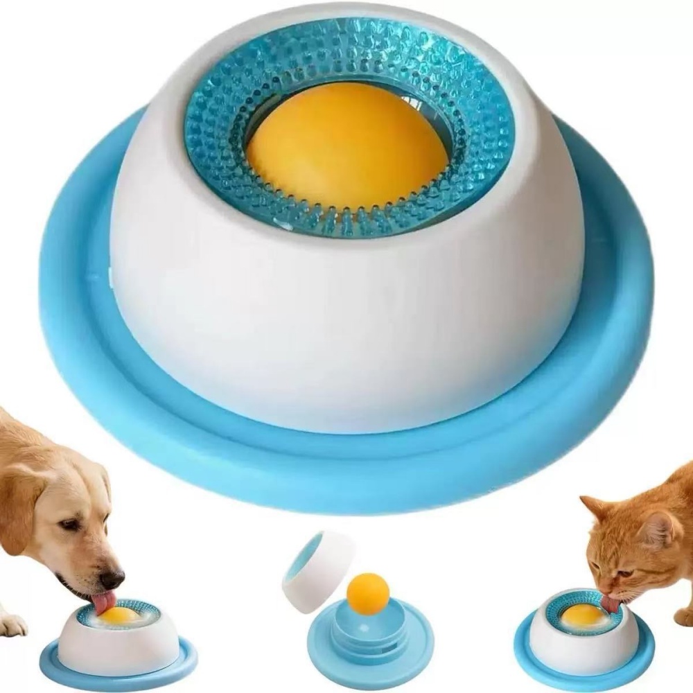 Food Energy Snacks - Piatto Lickable per Animali Domestici, Snack