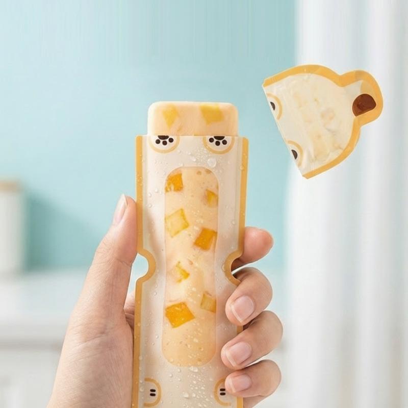 Food Snacks Healthy - 20 Sacchetti per Ghiaccioli Fai-da-Te con