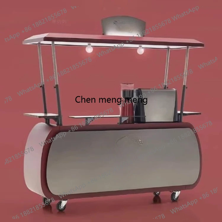 Food Snacks With Iron - Carrello mobile per ristorazione all'aperto, sala