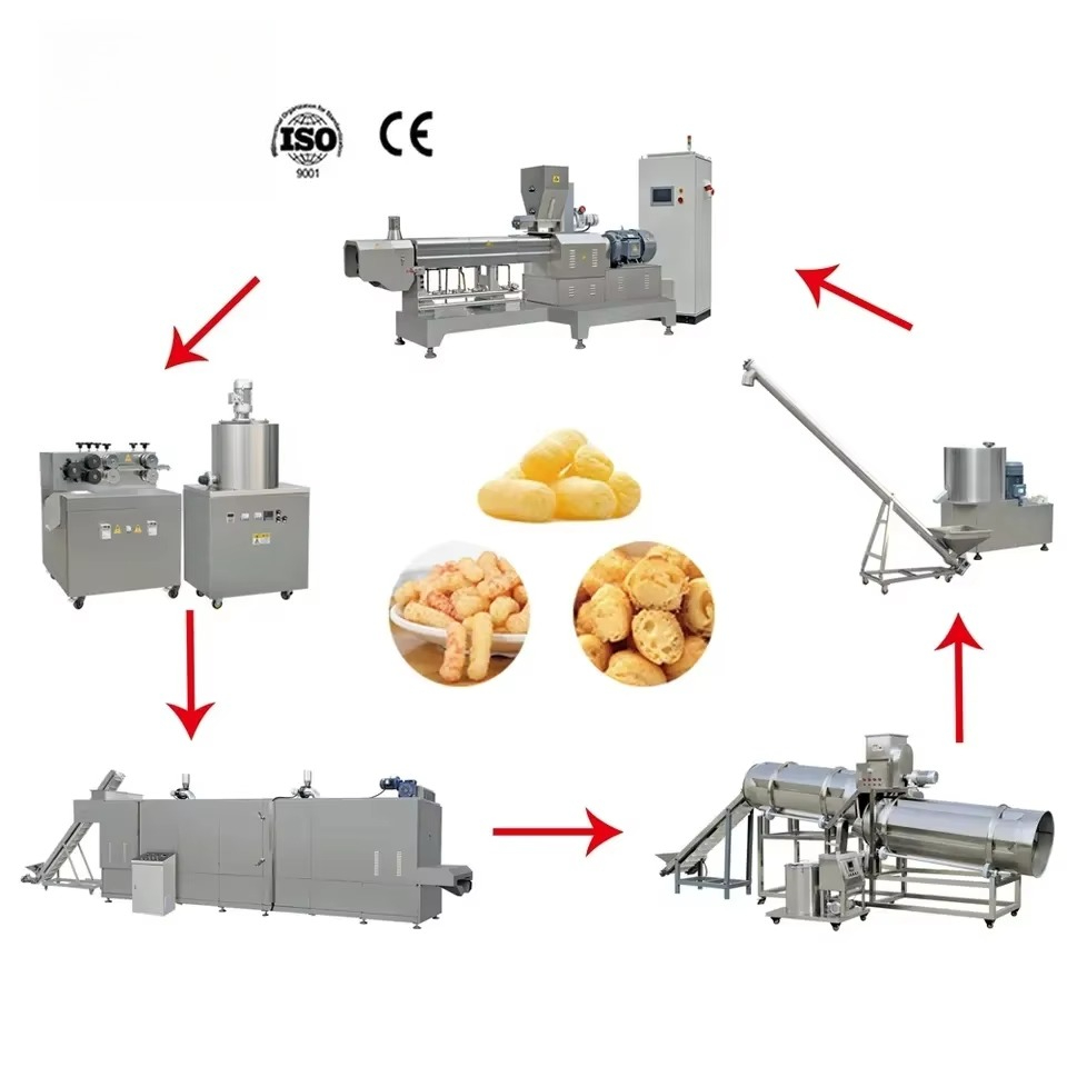Linea di produzione soffiata d - Food Snacks Making Machine recensione e prezzo