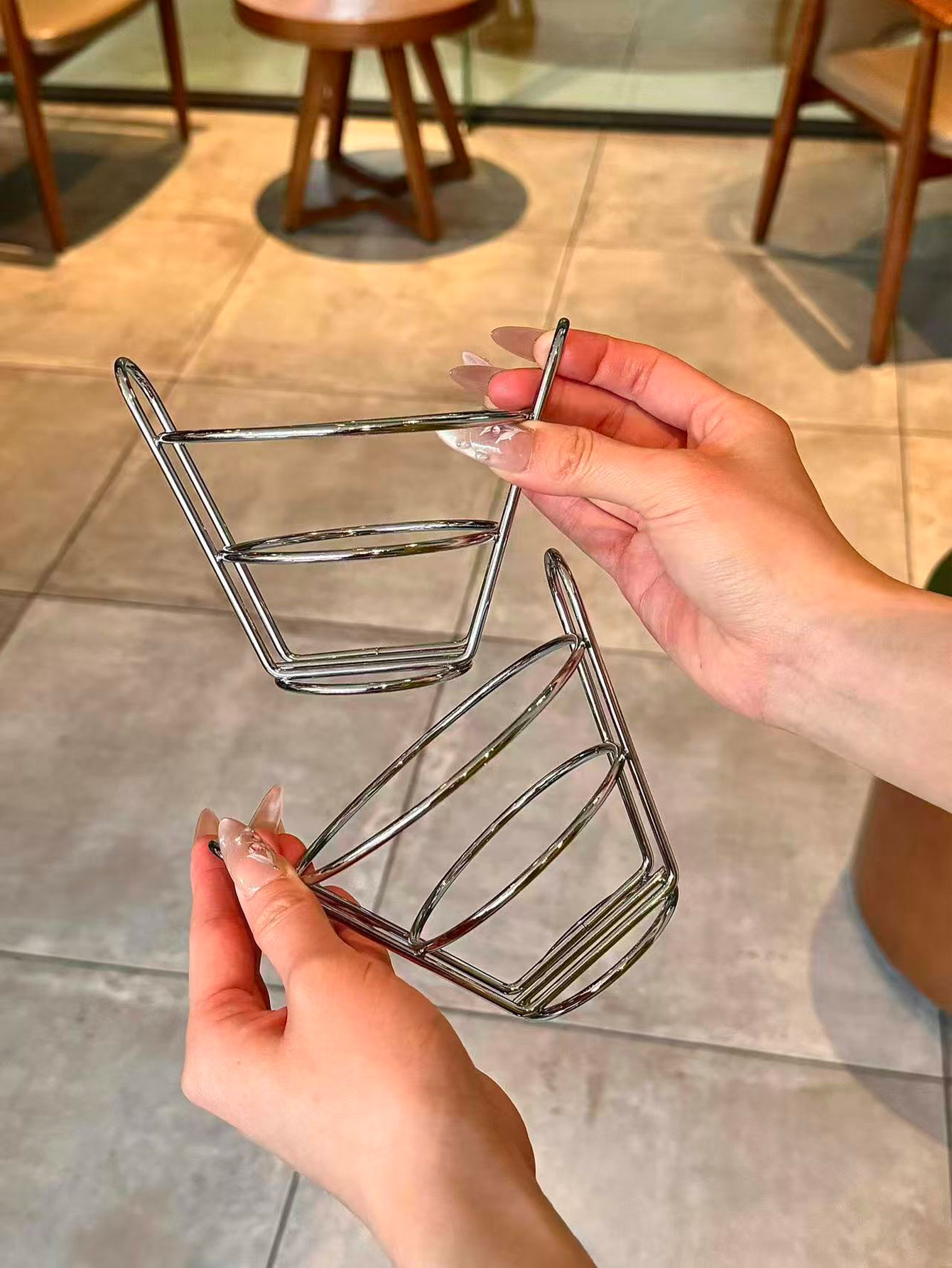 Cestino per Snack in Stile Ame - Food Snacks With Iron recensione e prezzo