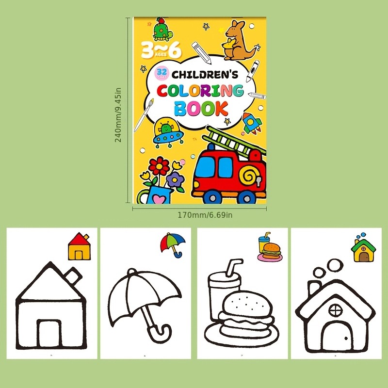 Libro da disegno per bambini,  - Food Snacks Coloring Book recensione e prezzo